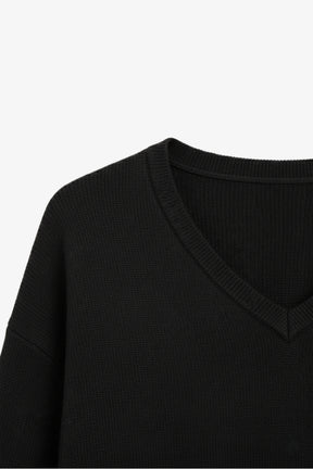 V-Neck Knit Pullover