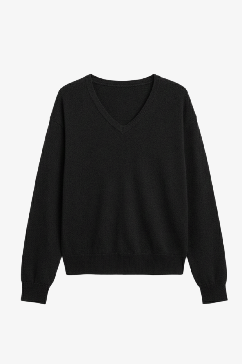 V-Neck Knit Pullover