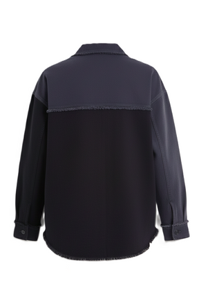 Two-Tone Denim Shirt