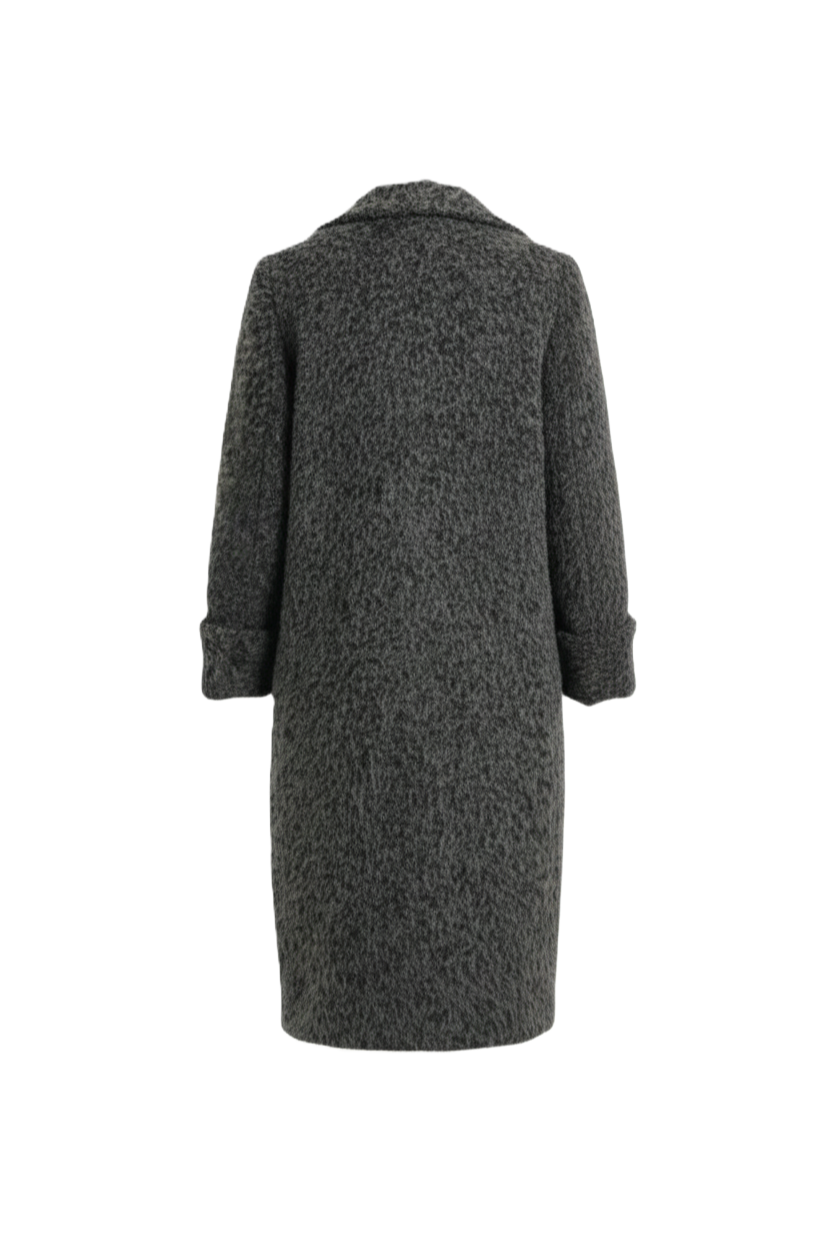 Coat with Notch Collar
