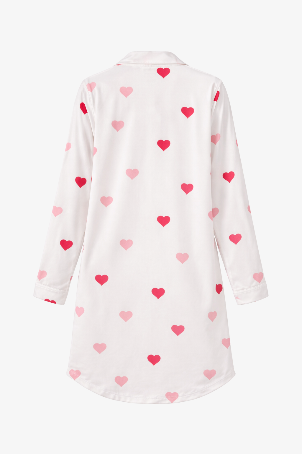 قميص نوم بنقشة القلوب