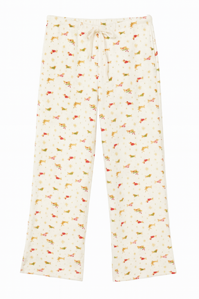 طقم بيجاما برقبة V