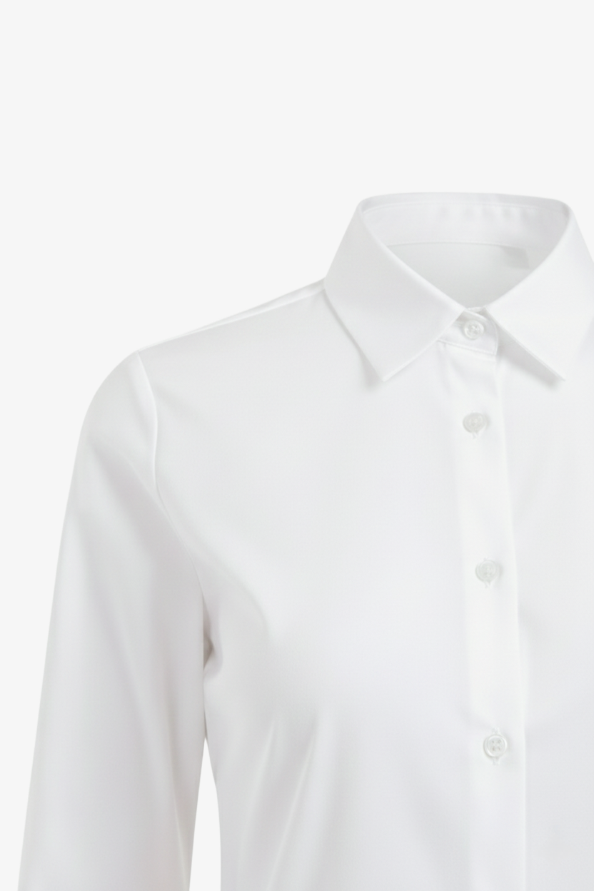 Turned-Down Collar Shirt