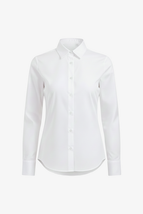 Turned-Down Collar Shirt