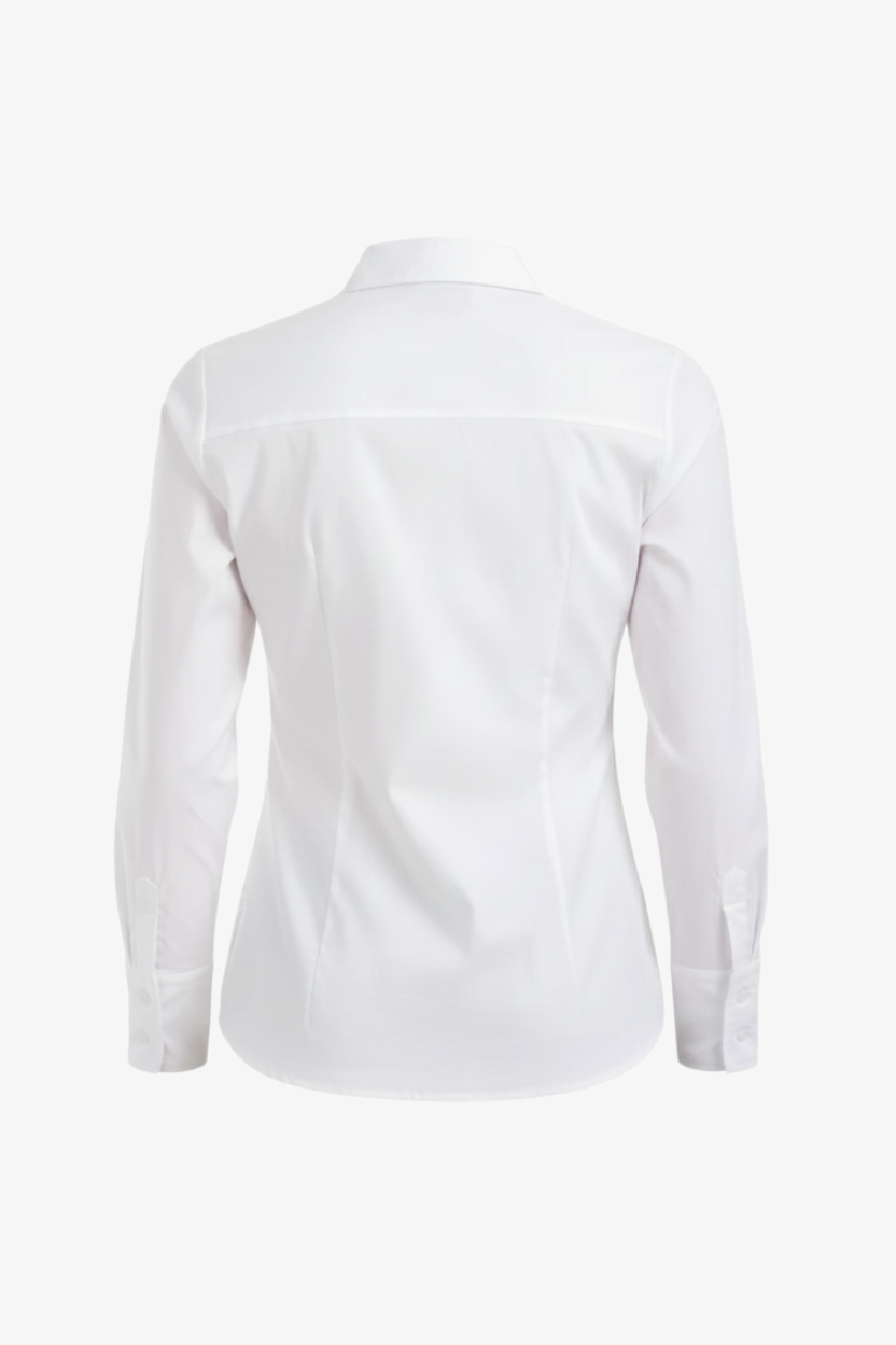 Turned-Down Collar Shirt