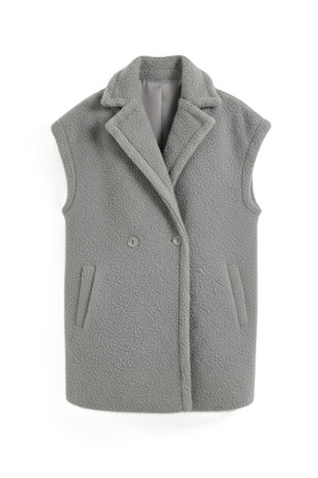 Relaxed Double-Breasted Vest