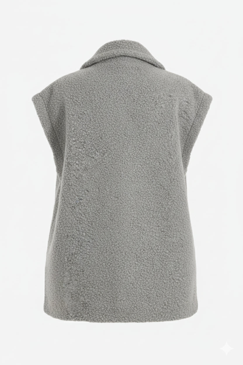 Relaxed Double-Breasted Vest