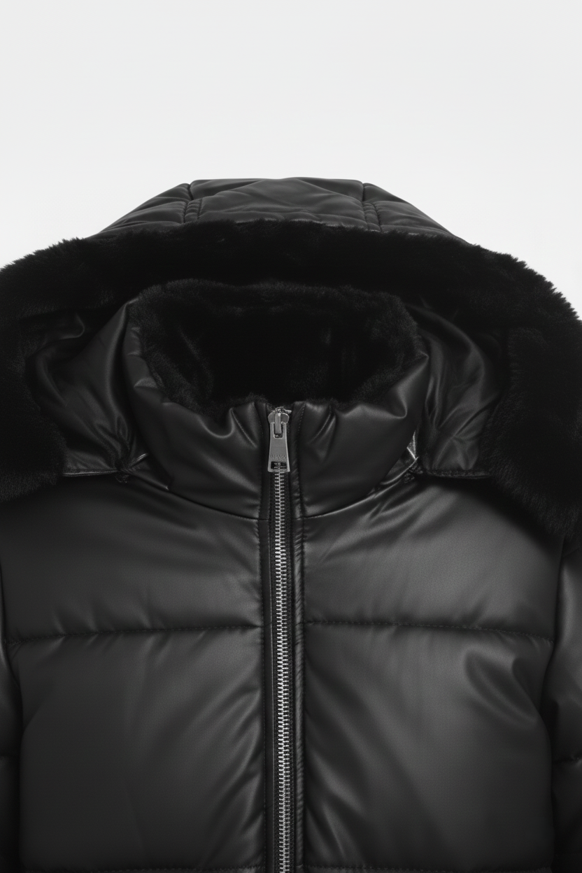 Zip-Up Puffer Jacket