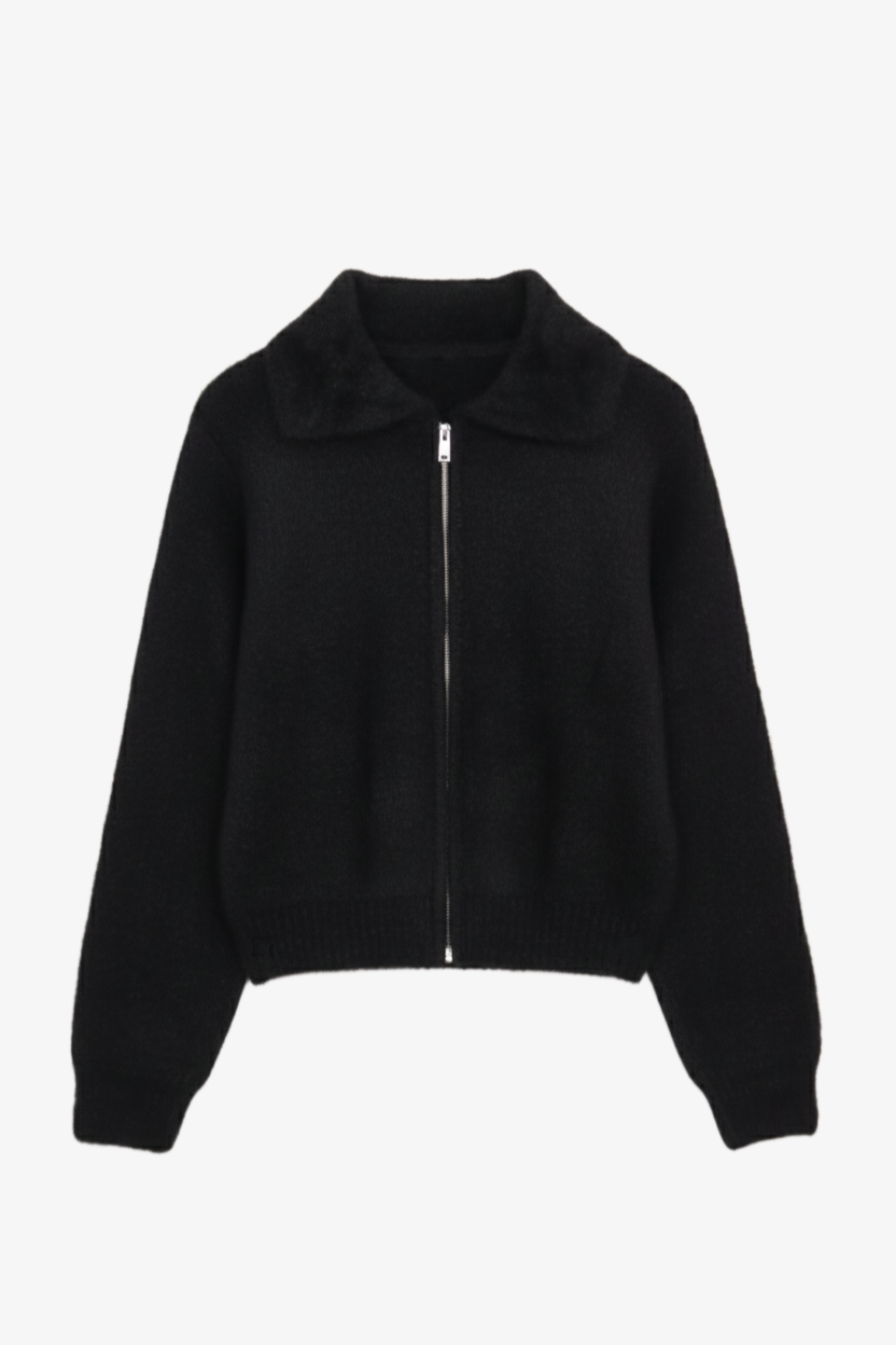 Zip-Up Closure Jacket