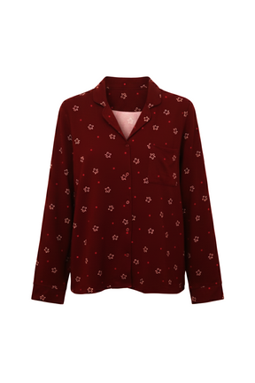 Button-Up Printed Pyjama