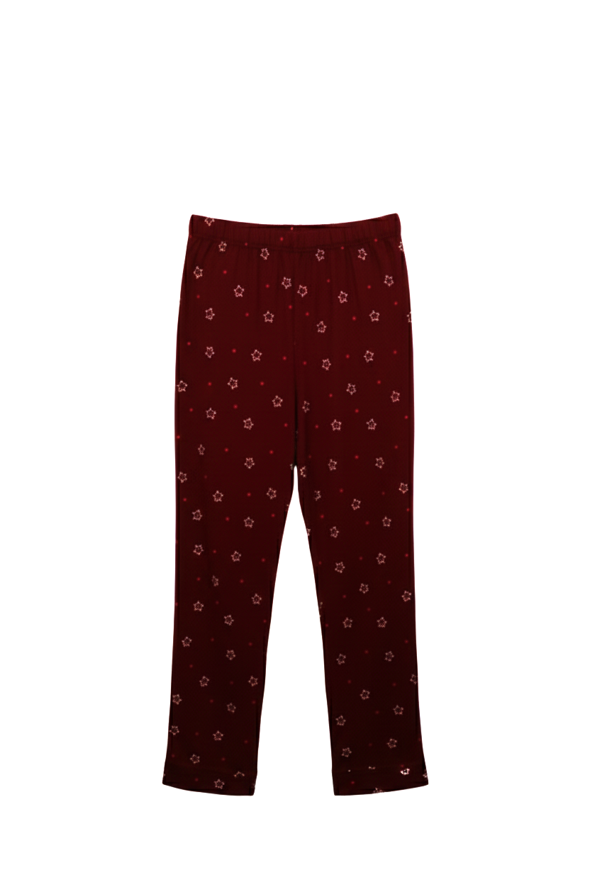 Button-Up Printed Pyjama