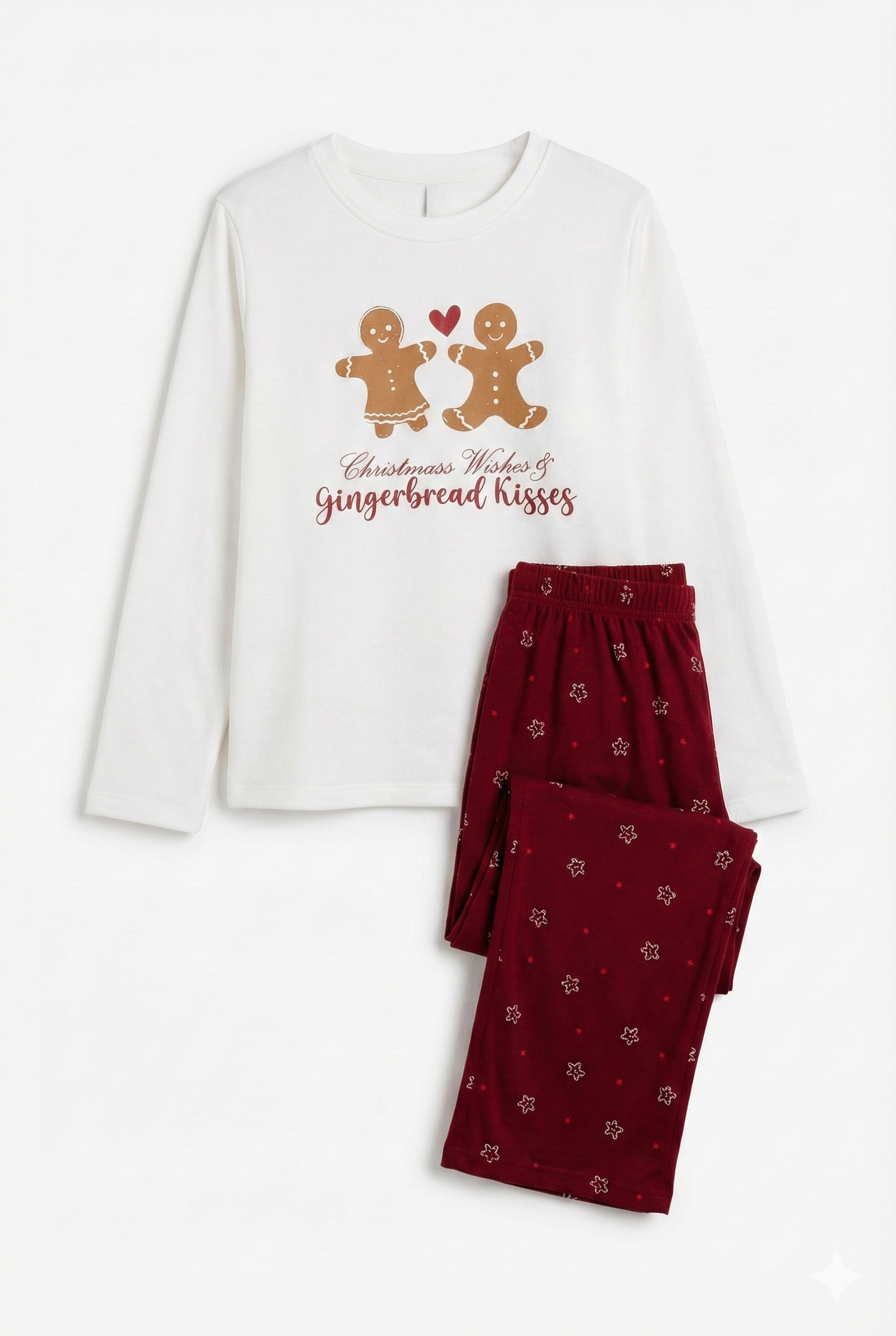 طقم بيجامة بطبعة جينجربريد