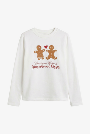 طقم بيجامة بطبعة جينجربريد