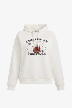 طقم بيجامة بأكمام طويلة مع كابيشو