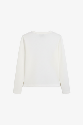 طقم بيجامة برقبة دائرية