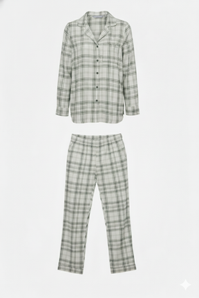 Checked Pattern Pyjama Set