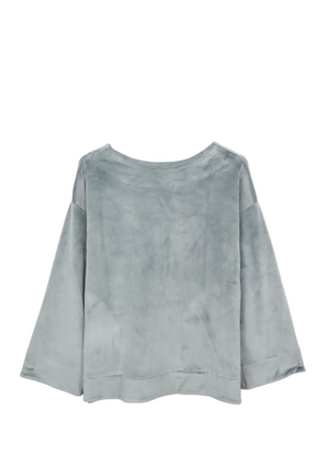 Velvet Long-Sleeve Pyjama Set