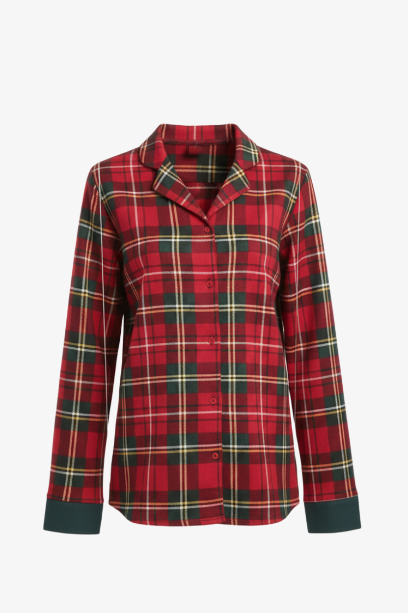 Checkered Christmas Pyjama Set