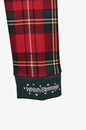 Checkered Christmas Pyjama Set