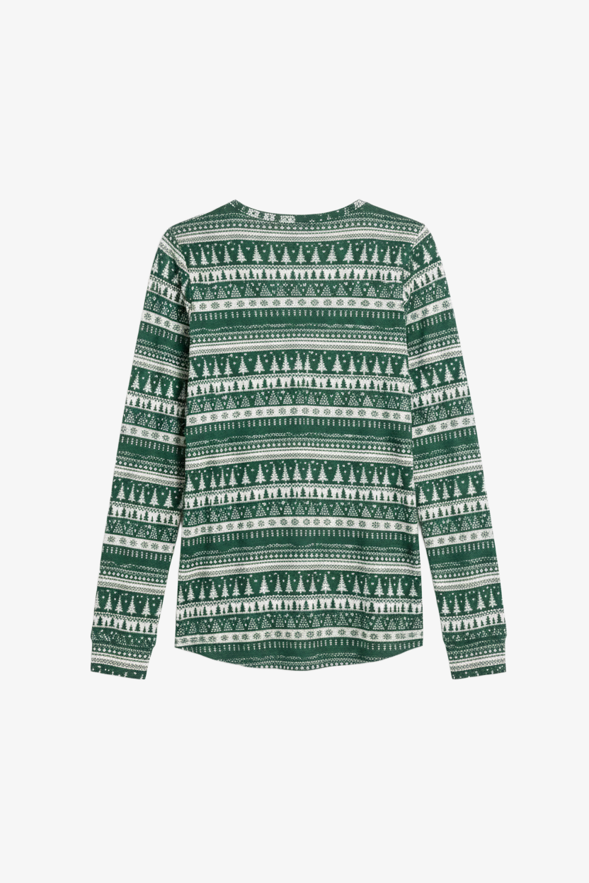 Henley Neck Pyjama Set