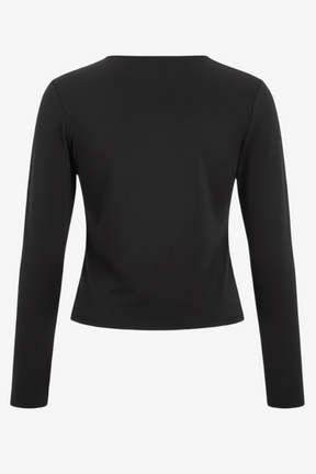 Slim Boat Neck Top