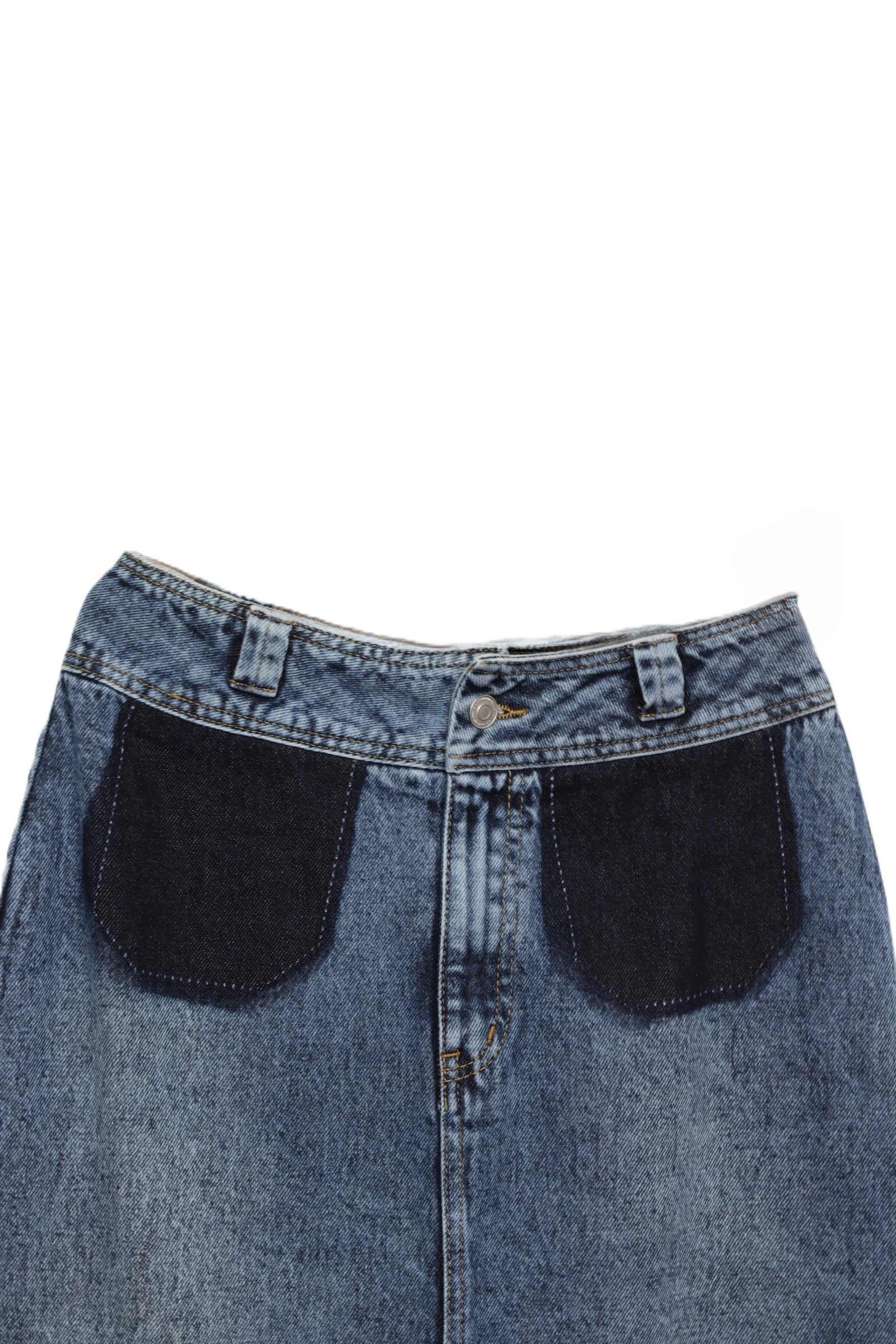 جيبة جينز بلونين