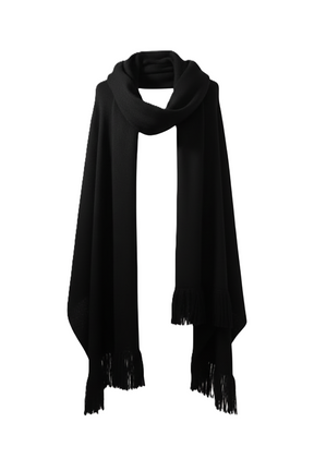 Fringed Rectangular Shawl