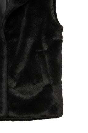 Open Neckline Sleeveless Vest