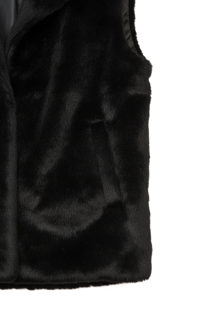 Open Neckline Sleeveless Vest