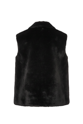 Open Neckline Sleeveless Vest