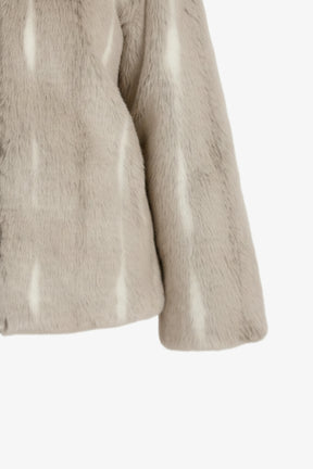 Hooded Fur Jacket