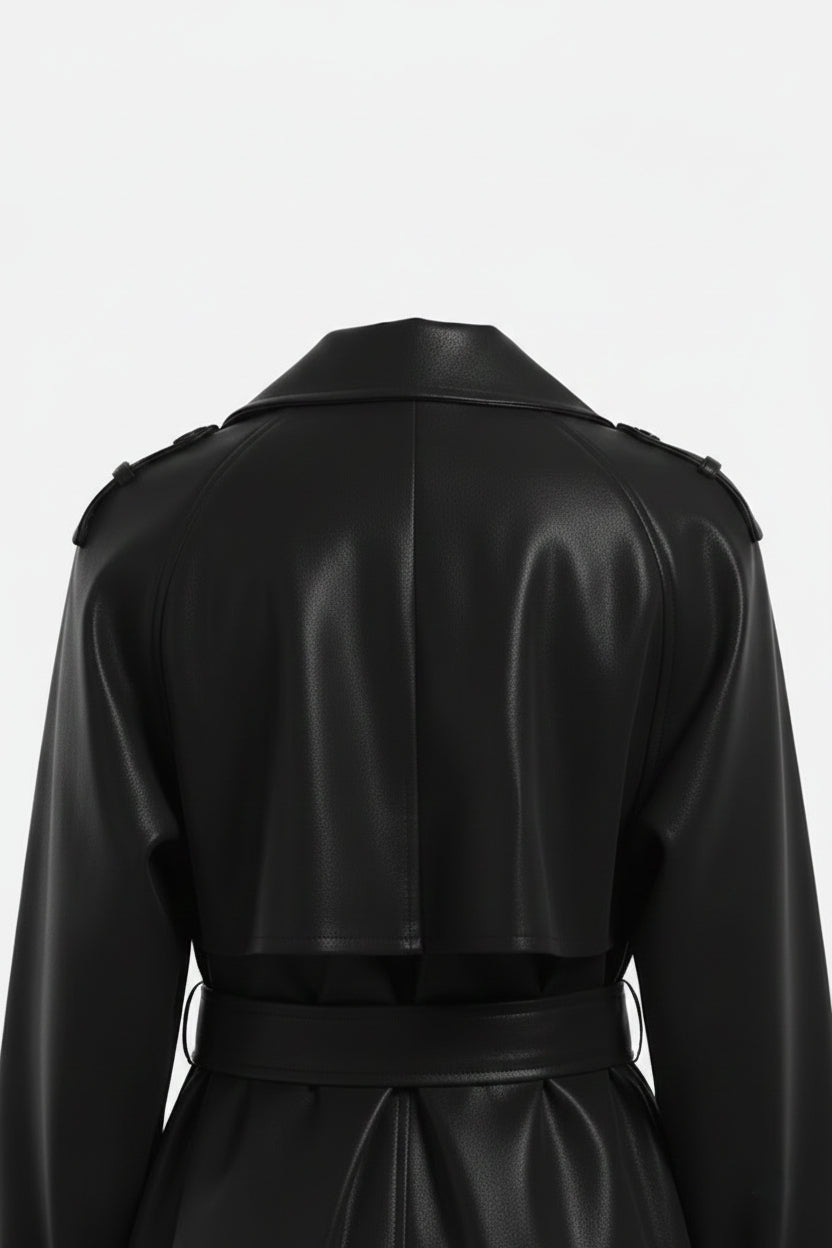 Leather Trench Coat