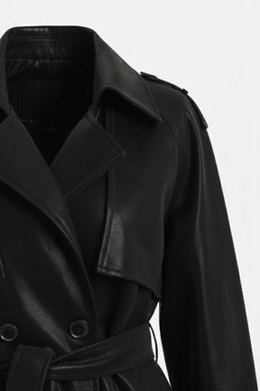 Leather Trench Coat