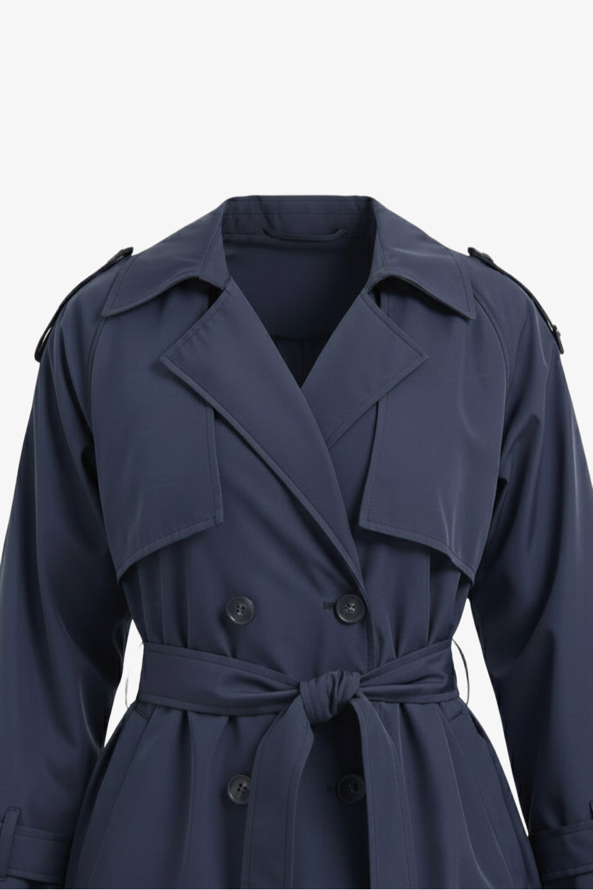 Double-Breasted Trench Coat