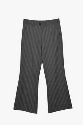 Striped Wide-Leg Pants