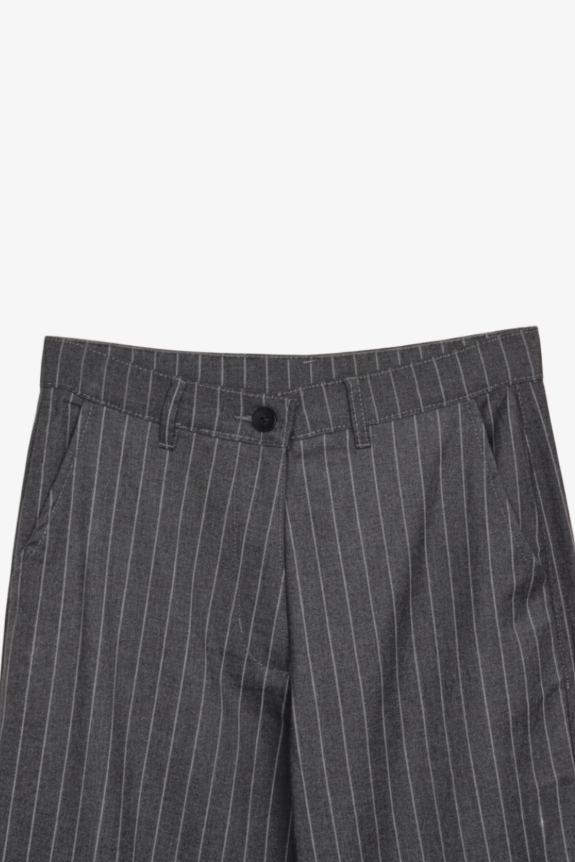 Striped Wide-Leg Pants