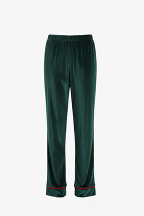 Pyjama Set with Contrast Piping