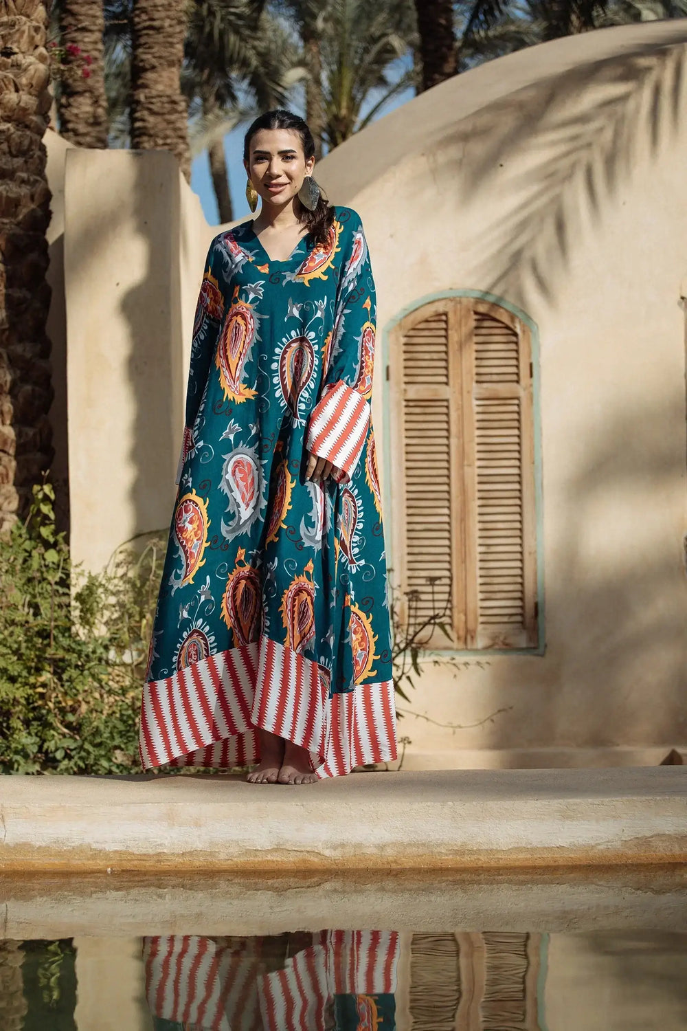 Colored Viscose Abaya