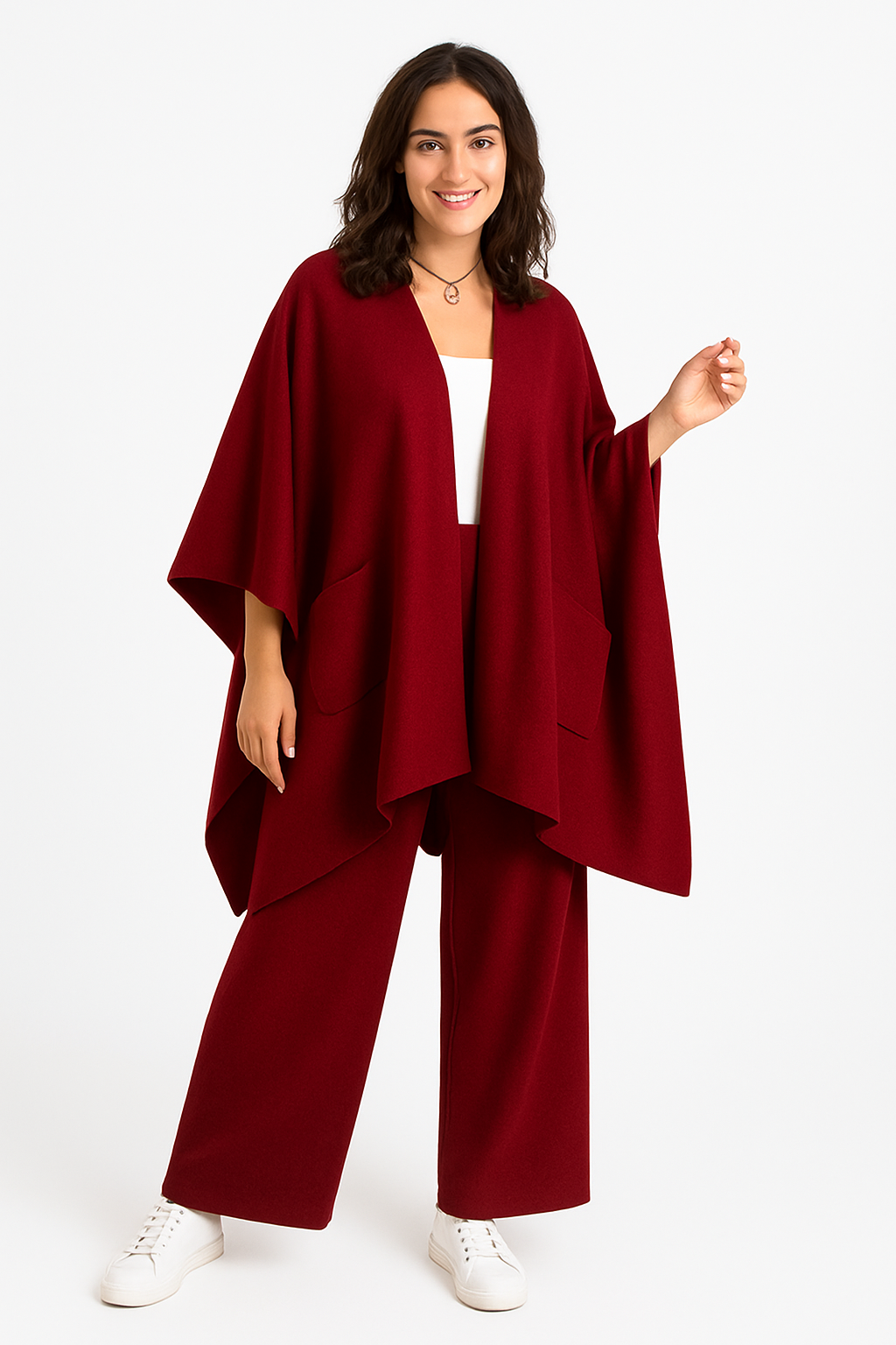 Lounge Poncho with Pockets
