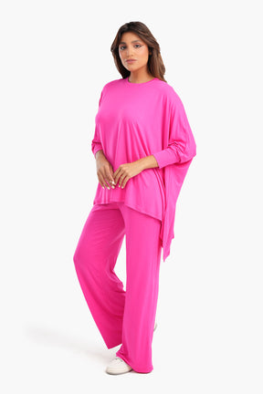 Asymmetrical Lounge Poncho