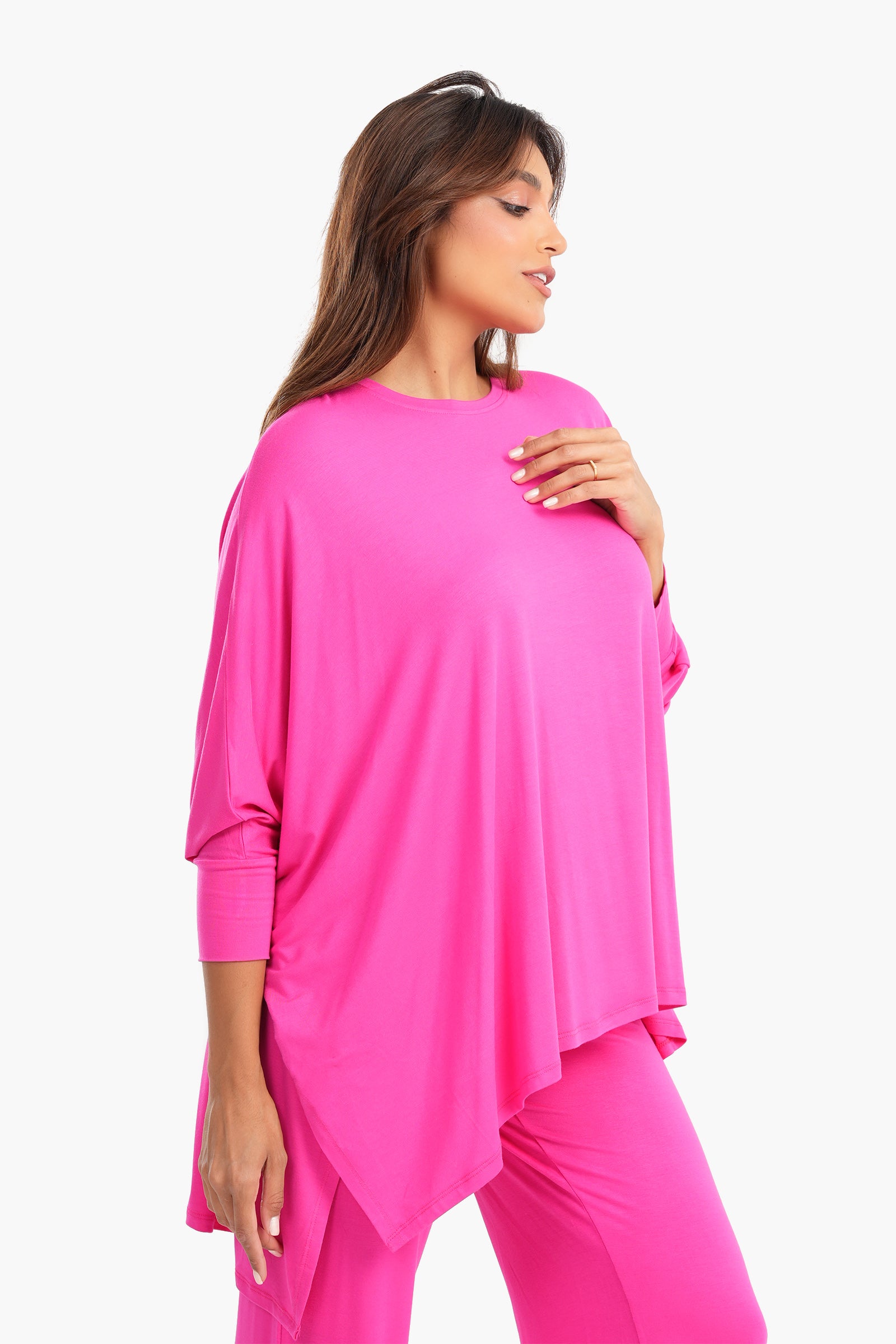 Asymmetrical Lounge Poncho