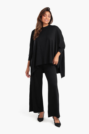 Asymmetrical Lounge Poncho