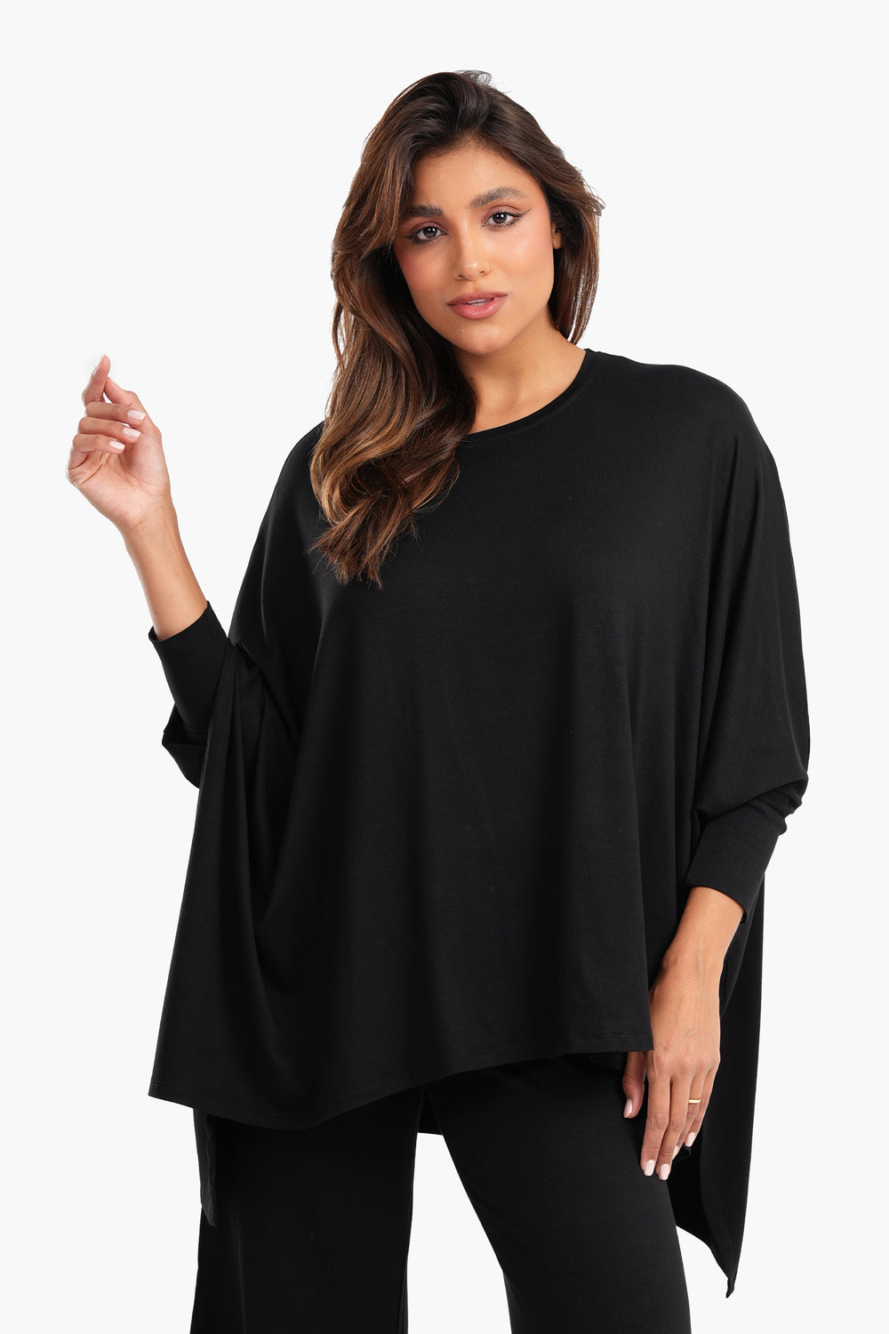 Asymmetrical Lounge Poncho