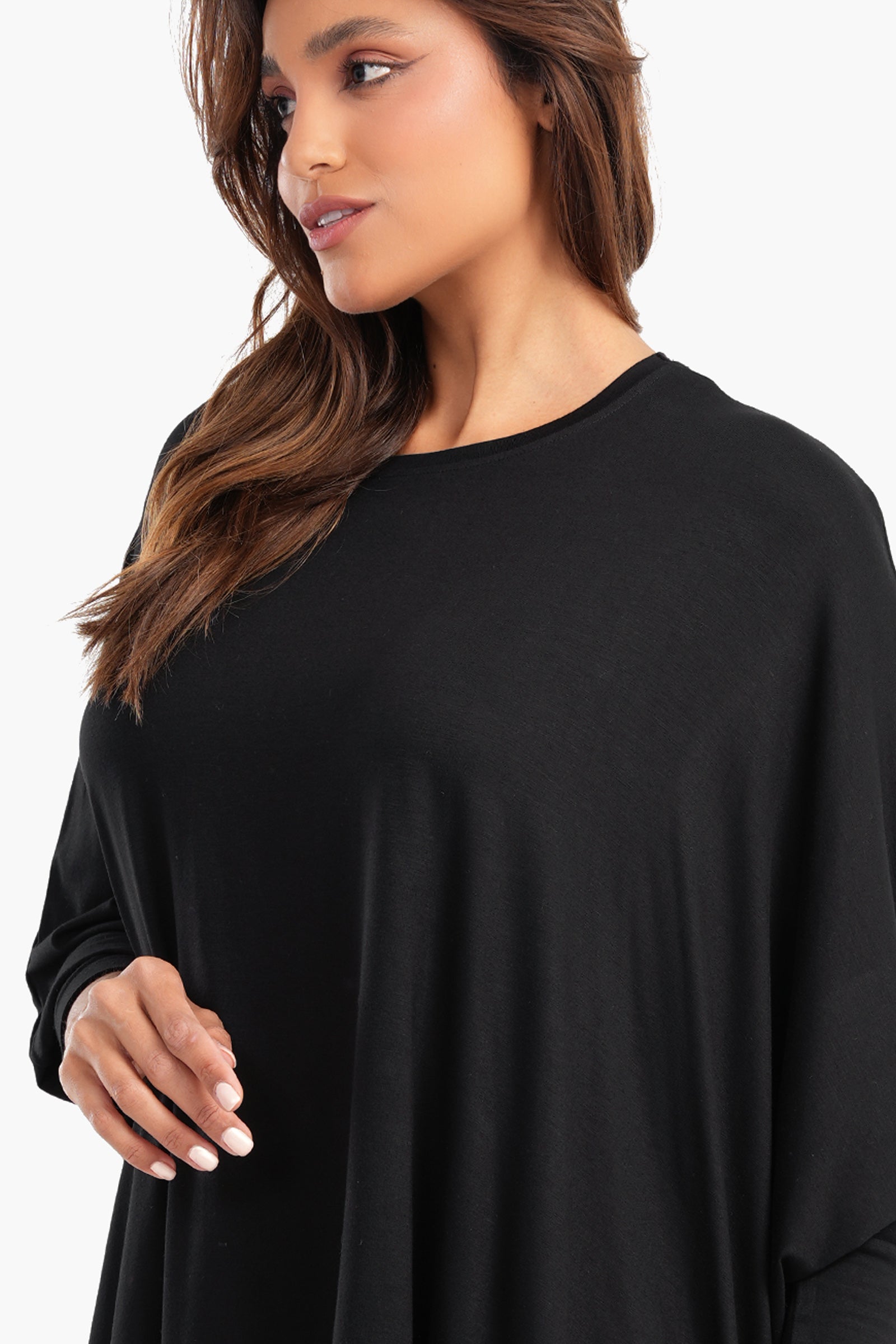Asymmetrical Lounge Poncho