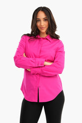Shirt with Full Hidden Placket - Carina - كارينا