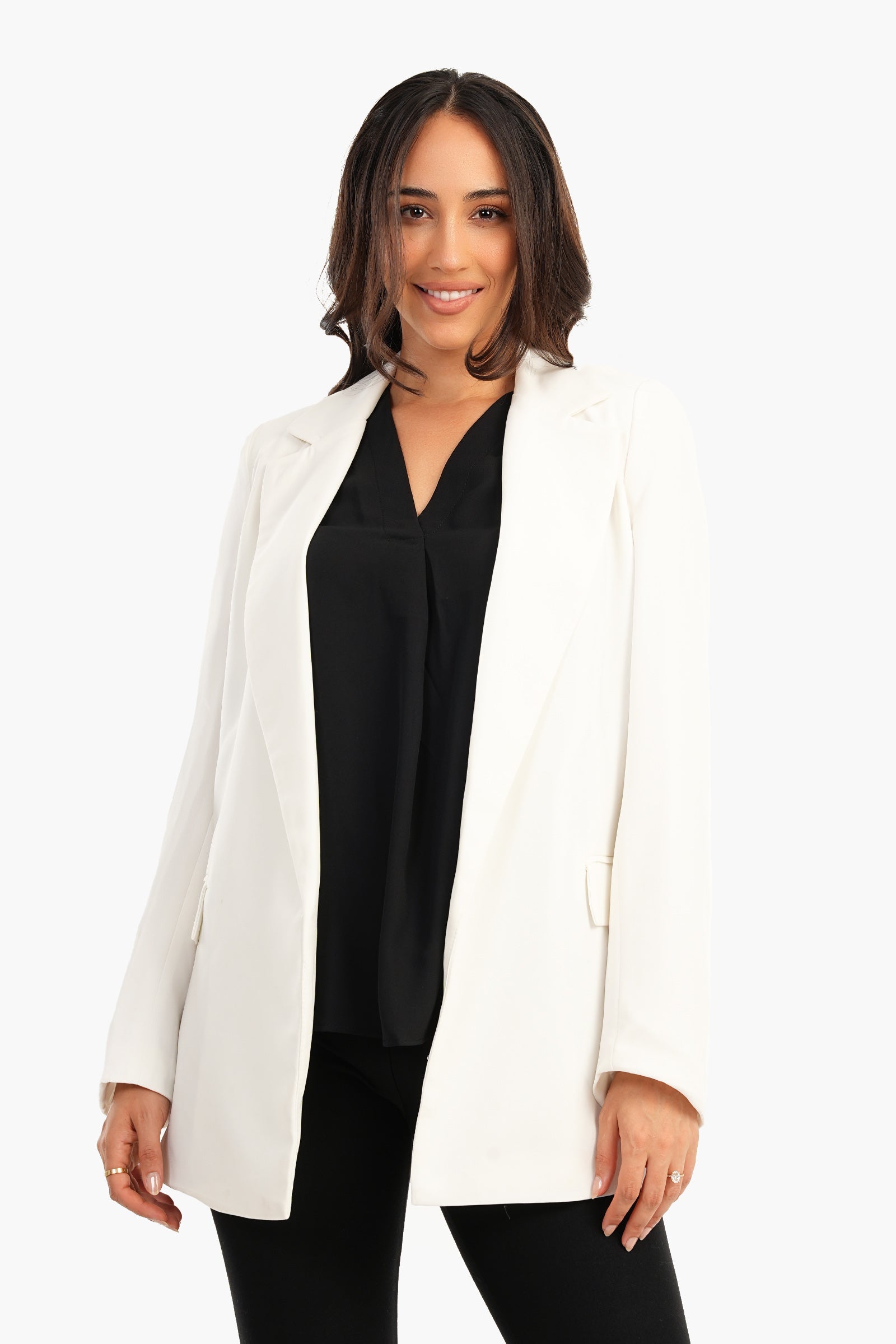 Notch Collar Blazer