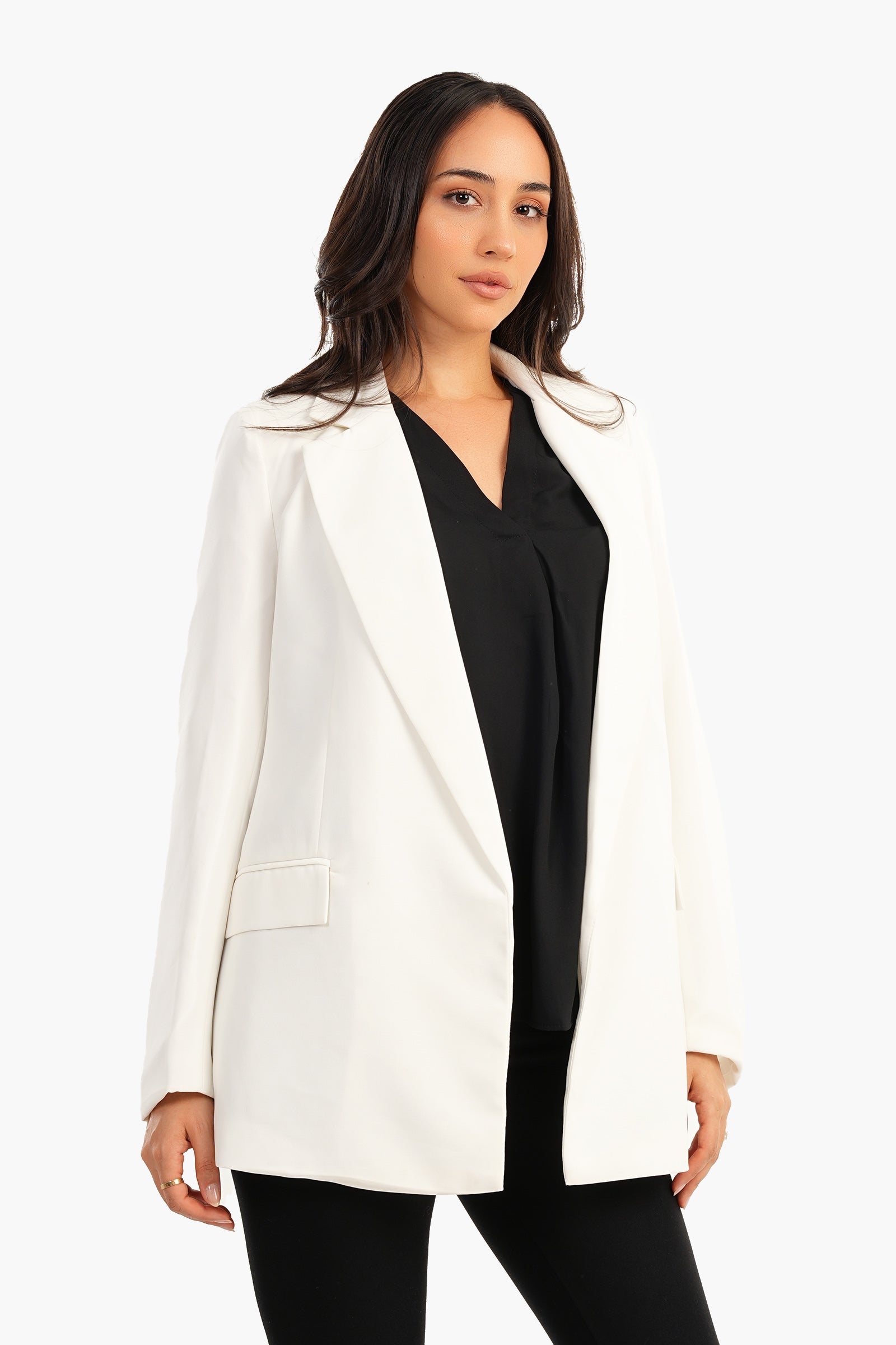 Notch Collar Blazer