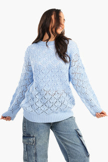 Brocade Arcylic Pullover