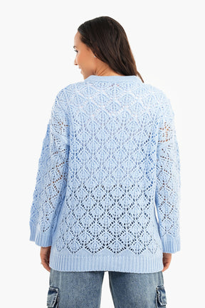 Brocade Arcylic Pullover