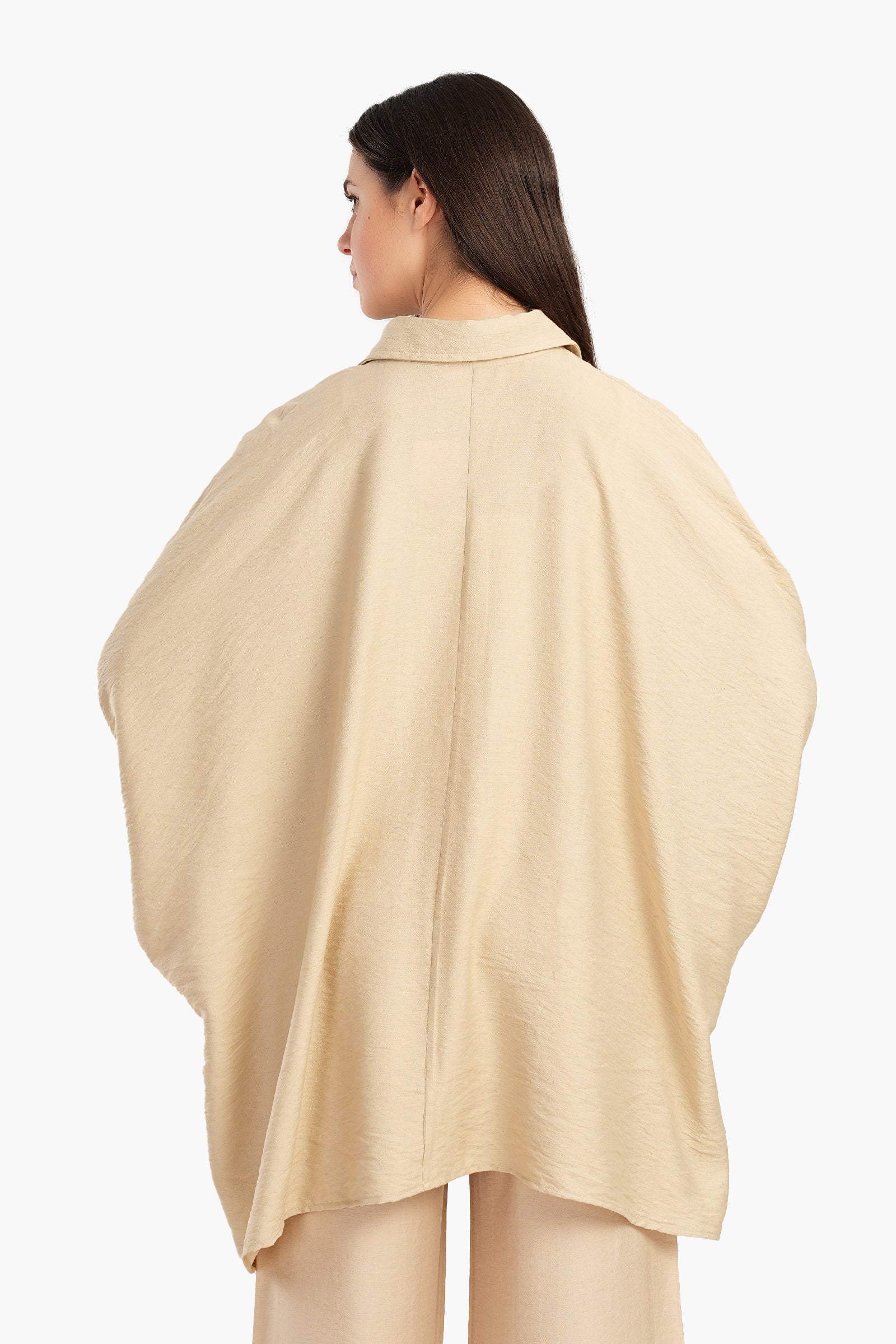 Oversized Poncho Shirt